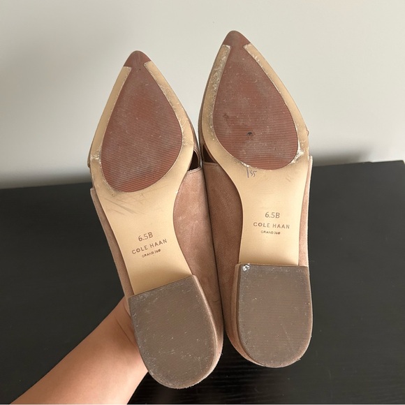 Cole Haan Tan Suede Loafers - Picture 4 of 4